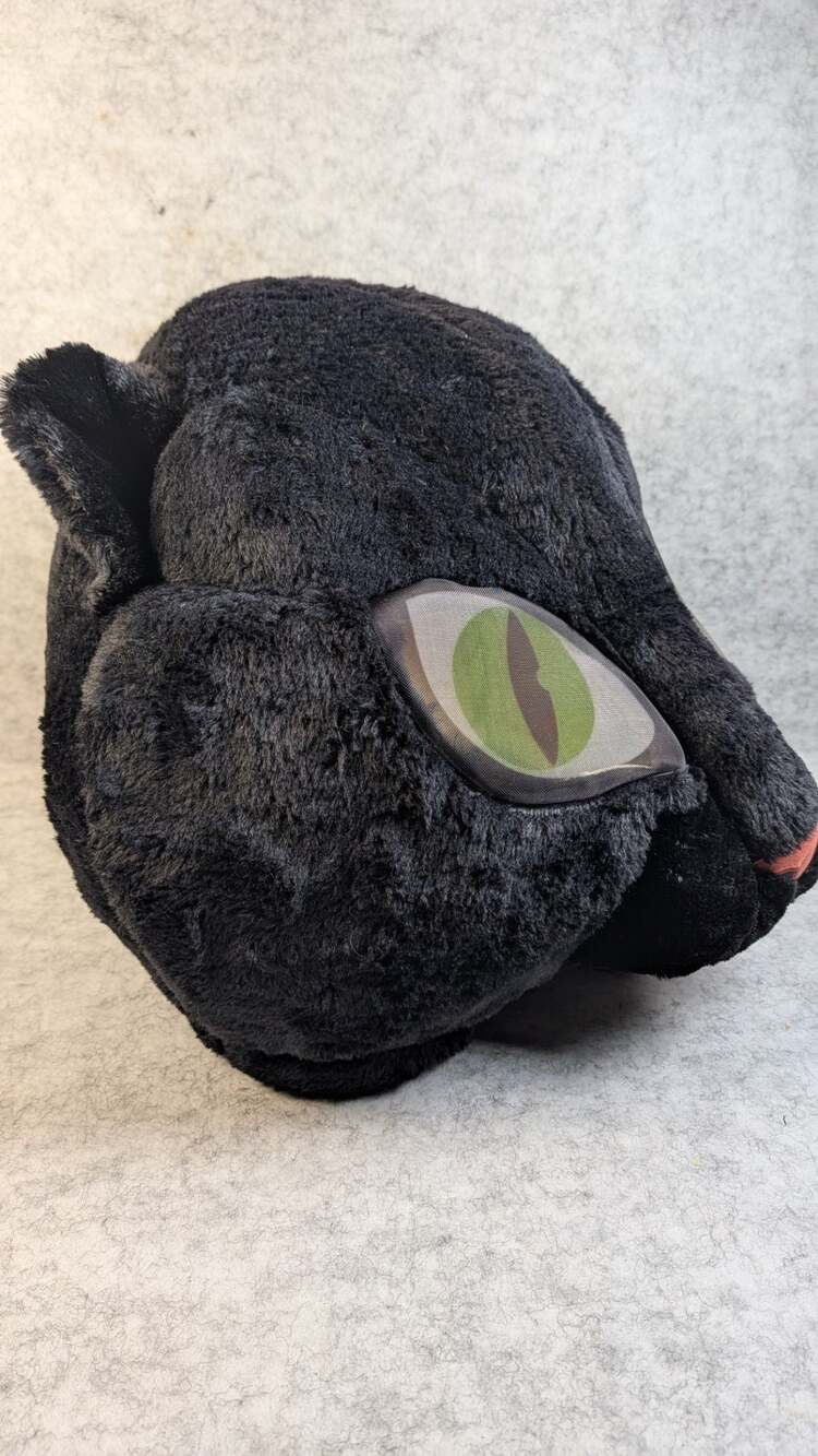 Dan Dee Collectors Choice Big Greeter Heads Black Panther Plush Mascot - Picture 3 of 13